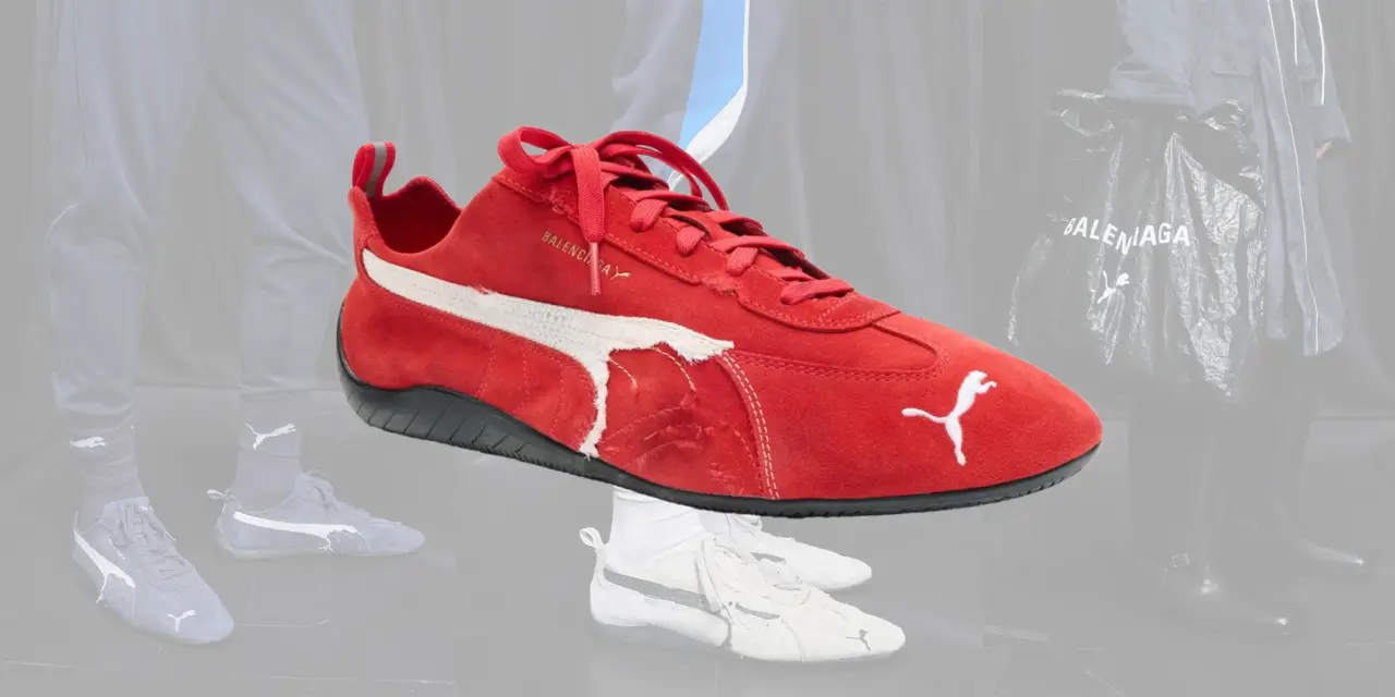 Hinh anh 5: Doi giay Balenciaga x PUMA Speedcat voi thiet ke doc dao va pha cach
