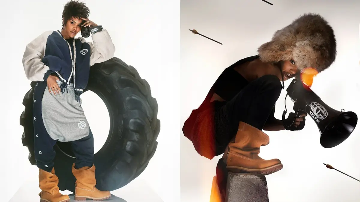 Hinh anh 1: Bo suu tap TELFAR x Timberland: Giay va tui phong cach New York