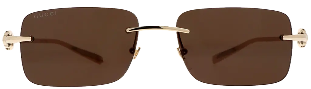 Kính Gucci Endura Rectangular Sunglasses ‘Gold’ GG1703S-004