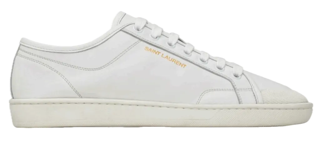 Giày Saint Laurent Flat 'White' 81950100N009030