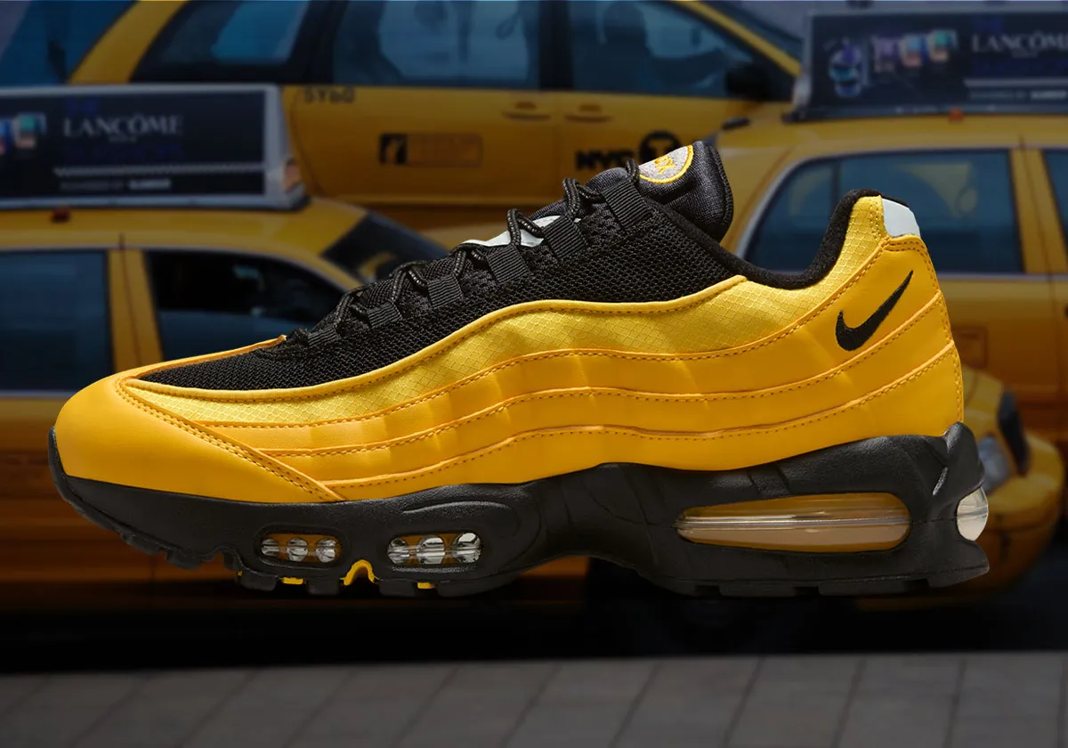 Giày Nike Air Max 95 xuất hiện trong phối màu 'Taxi' nổi tiếng