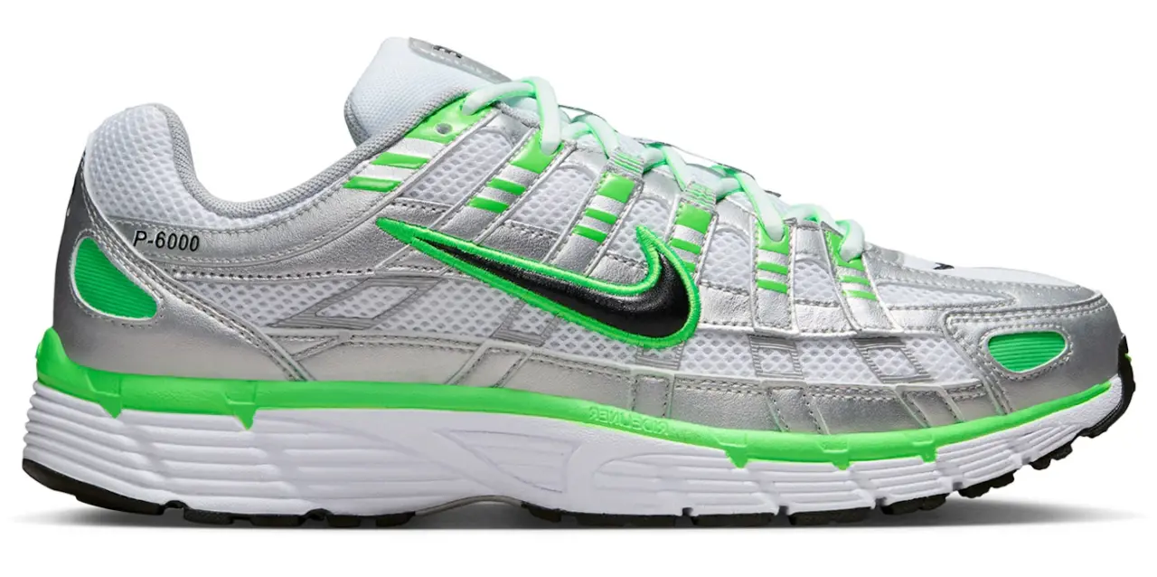 Giày Nike P-6000 SE 'Metallic Silver Green Strike' IB2985-001