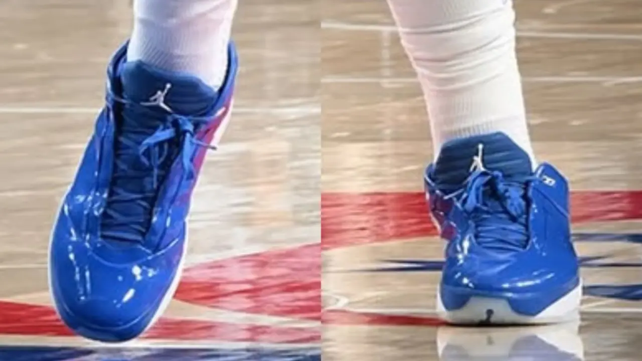 Hinh anh 3: Paolo Banchero dien doi Jordan 40 PE Magic Blue tren san dau