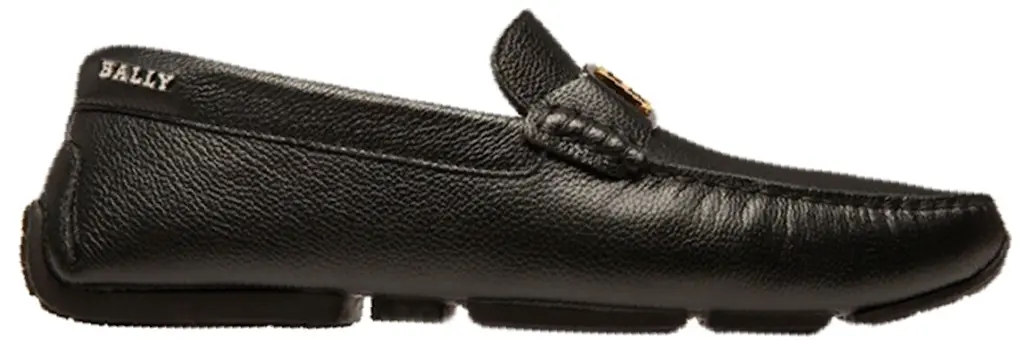 Giày Bally Moccasin Leather ‘Black’ 6300428