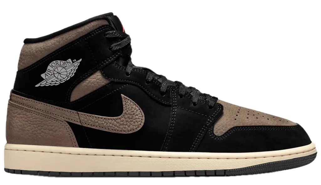 Giày Nike Air Jordan 1 Mid SE 'Olive Grey' IB7110-002