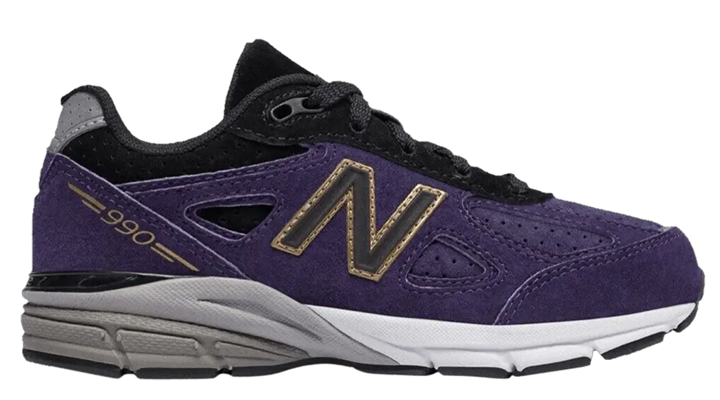 Giày New Balance 990v4 Big Kid 'Dark Purple' KJ990B4G