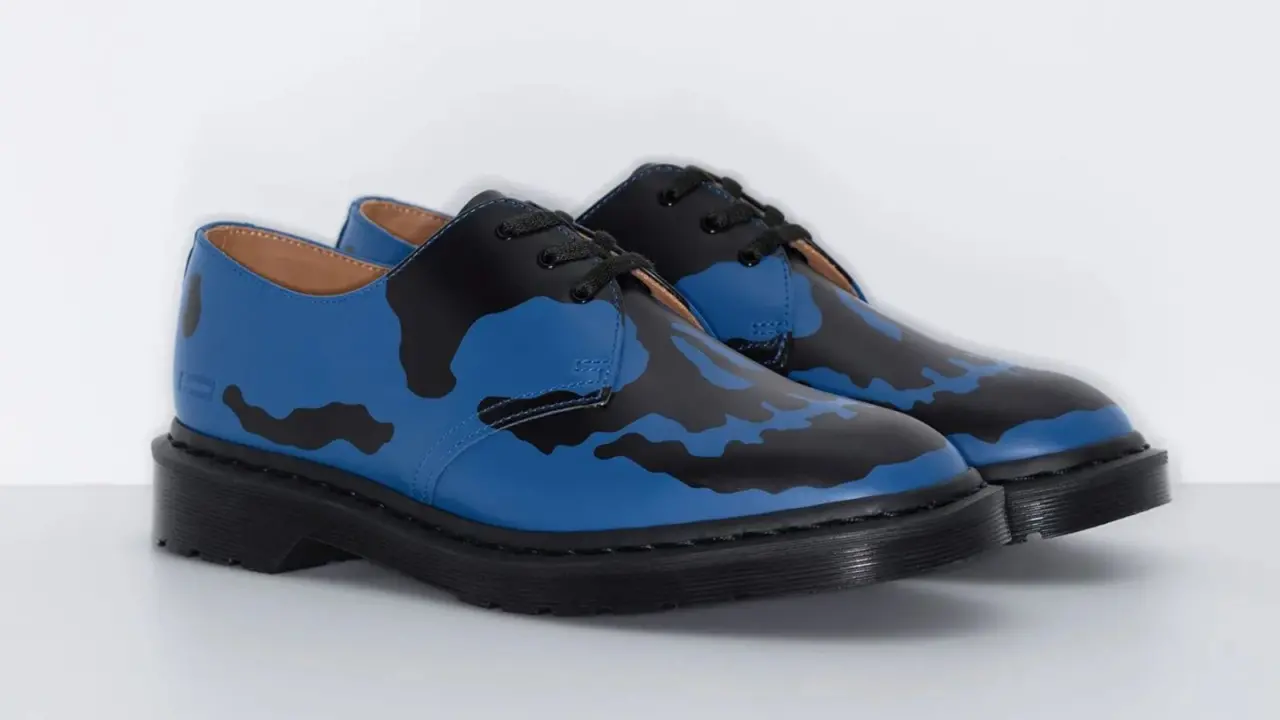 Hinh anh 3: Phien ban Supreme x Dr. Martens 1461 3-Eye voi thiet ke dau lau