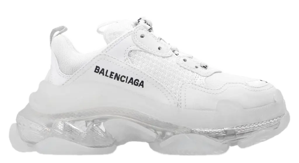 Giày Balenciaga Triple S 'White' 544351W2FB19000