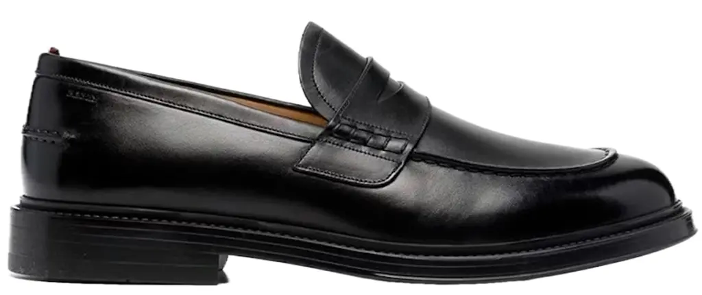 Giày Bally Nitus Leather Loafer 'Black' 6237960