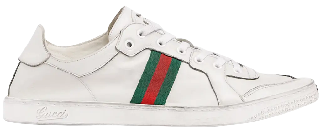 Giày Gucci Stretch Low-top 'White’ 864140-AAGFF-9099