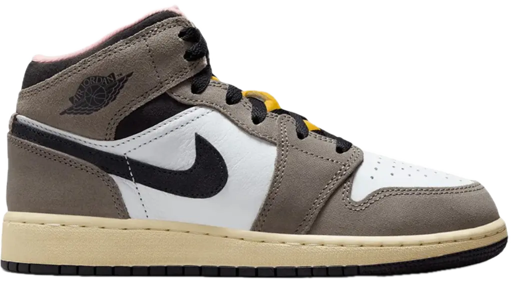 Giày Nike Air Jordan 1 Mid SE 'White Cave Stone' HQ2014-100