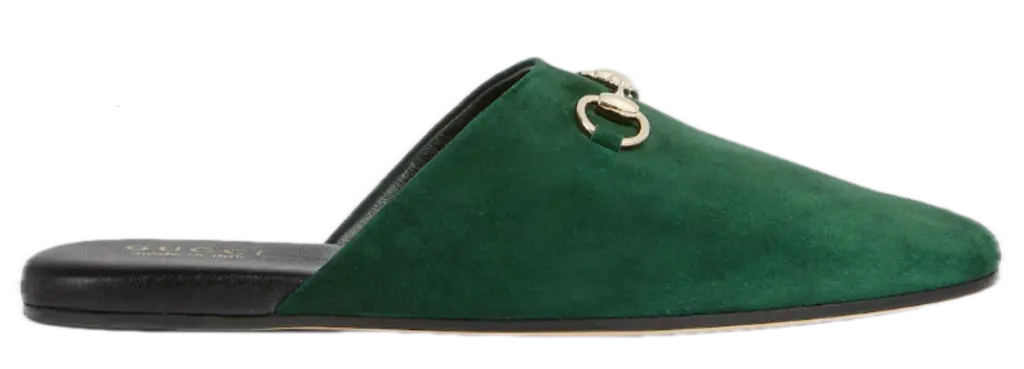Dép Gucci Suede 'Green' 849565-C6G00-3020