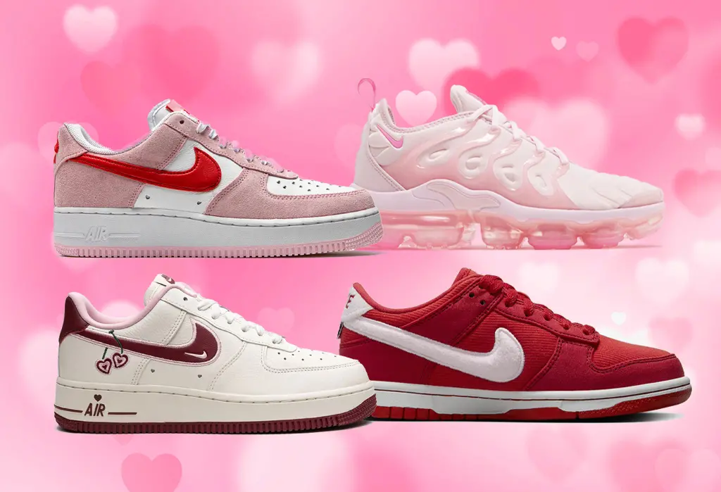 Các mẫu giày sneaker phát hành nhân dịp Valentine năm 2026