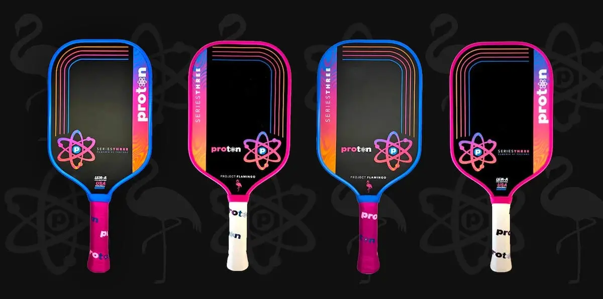 Hinh anh 1: Hinh anh Proton Flamingo va Proton Peacock 2025 so sanh vot pickleball