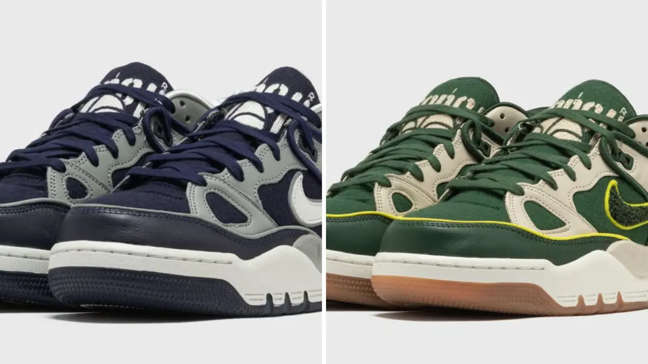 Hinh anh 1: Nike Air Force 3 phoi mau Oregon va Georgetown tu NIGO