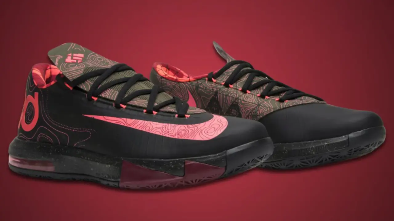 Hinh anh 9: Kevin Durant mang giay Nike KD 6, doi giay signature yeu thich cua anh.