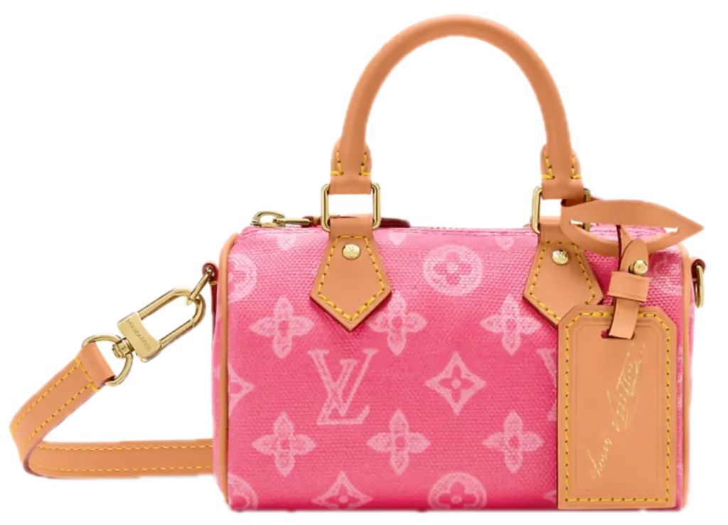 Túi Louis Vuitton Nano Speedy 'Rose Ruban' M28322