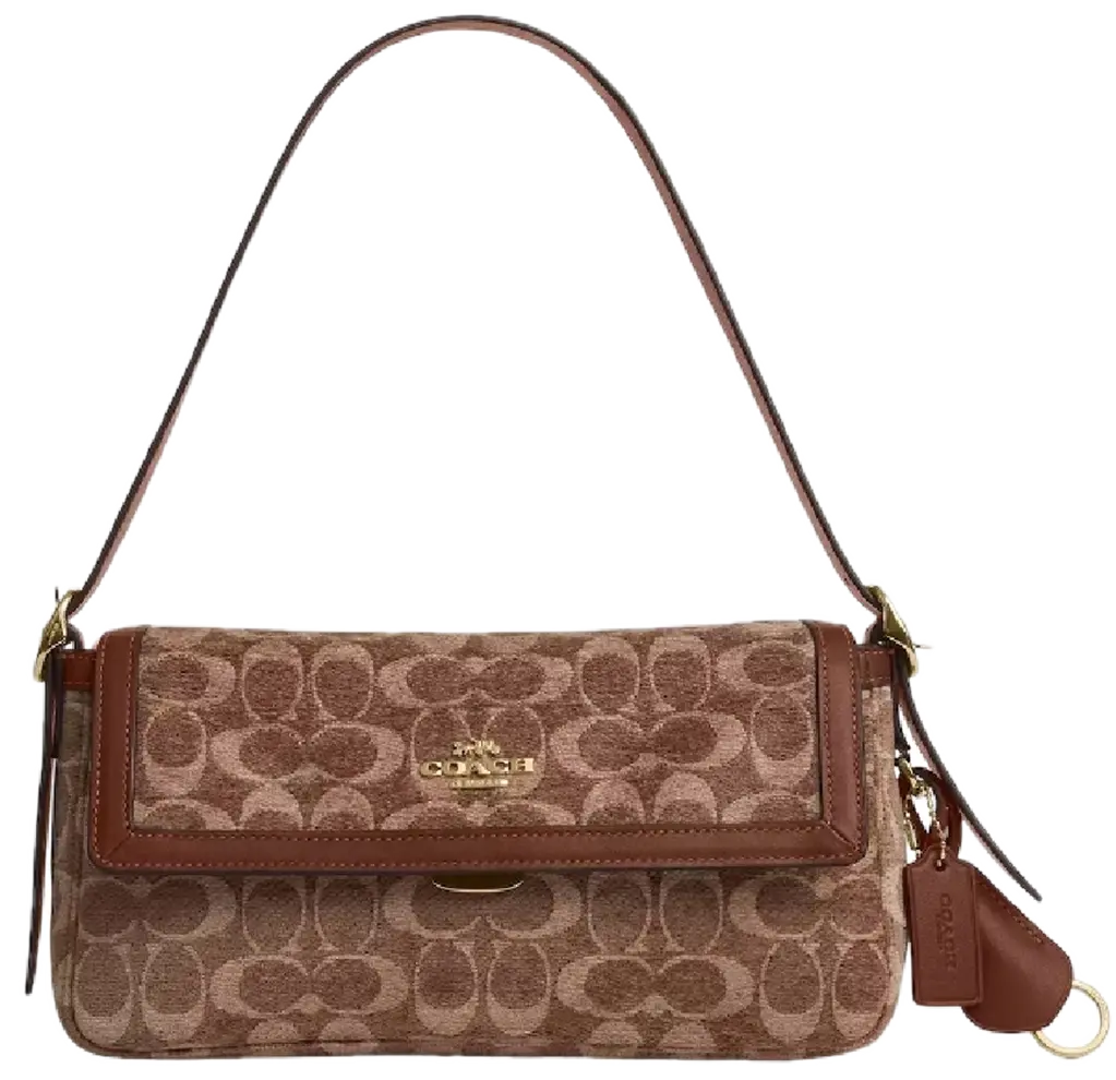 Túi Coach Etta Small Flap Shoulder Bag ‘Brown’ CCV65-IMYN0