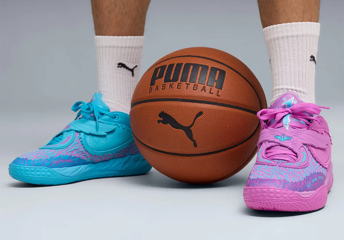 Hinh anh 1: Puma MB.05 'Hive' - Giay bong ro LaMelo Ball voi thiet ke bat doi xung va cong nghe tien tien Hinh anh 1: Puma MB.05 'Hive' - Giay bong ro LaMelo Ball voi thiet ke bat doi xung va cong nghe tien tien