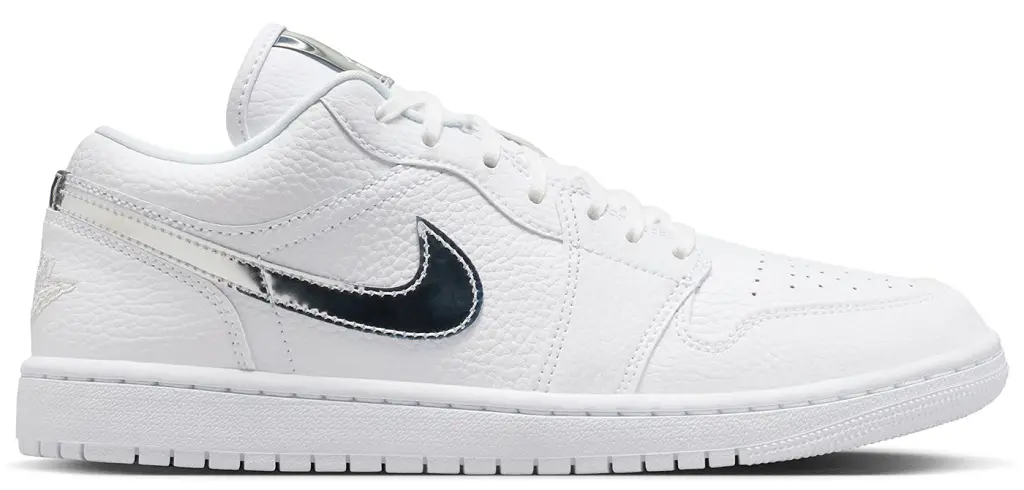 Giày Nike Air Jordan 1 Low SE 'White Metallic Silver' IQ9381-100