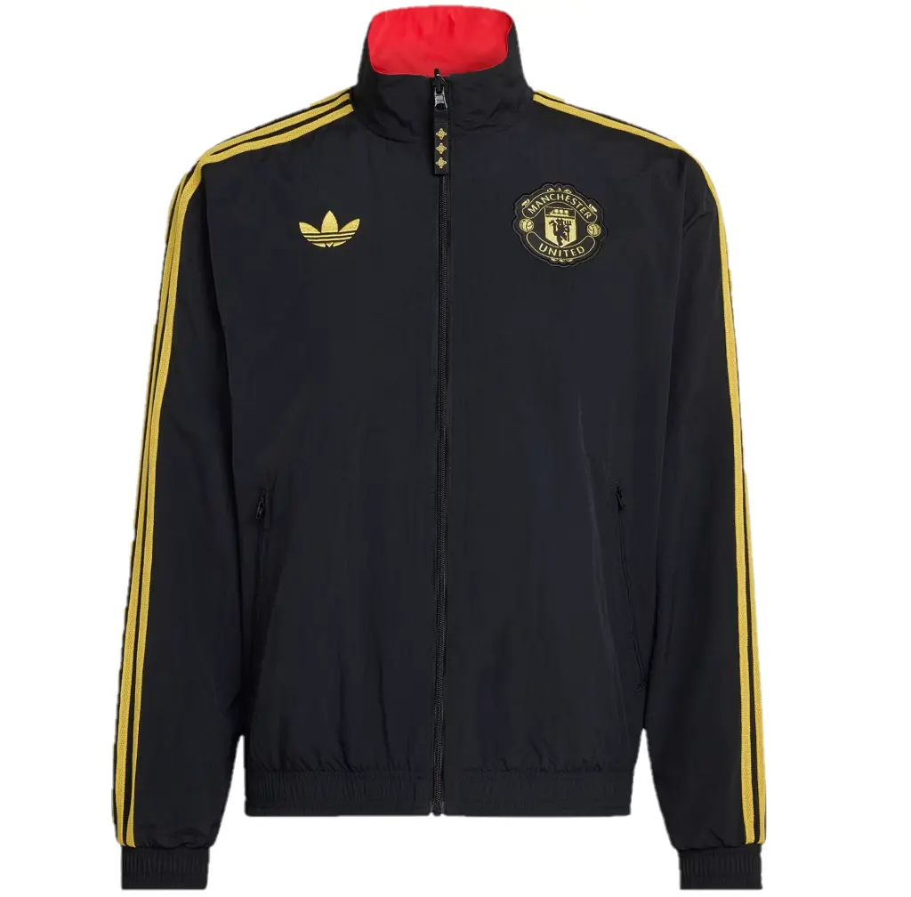 Áo Adidas Manchester United Cultural Story Reversible Jacket 'Better Scarlet' JM5561