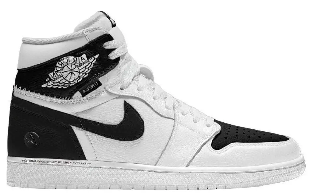 Giày Nike Air Jordan 1 Retro High OG SP x Fragment x Union LA 'White Black' II7282-100