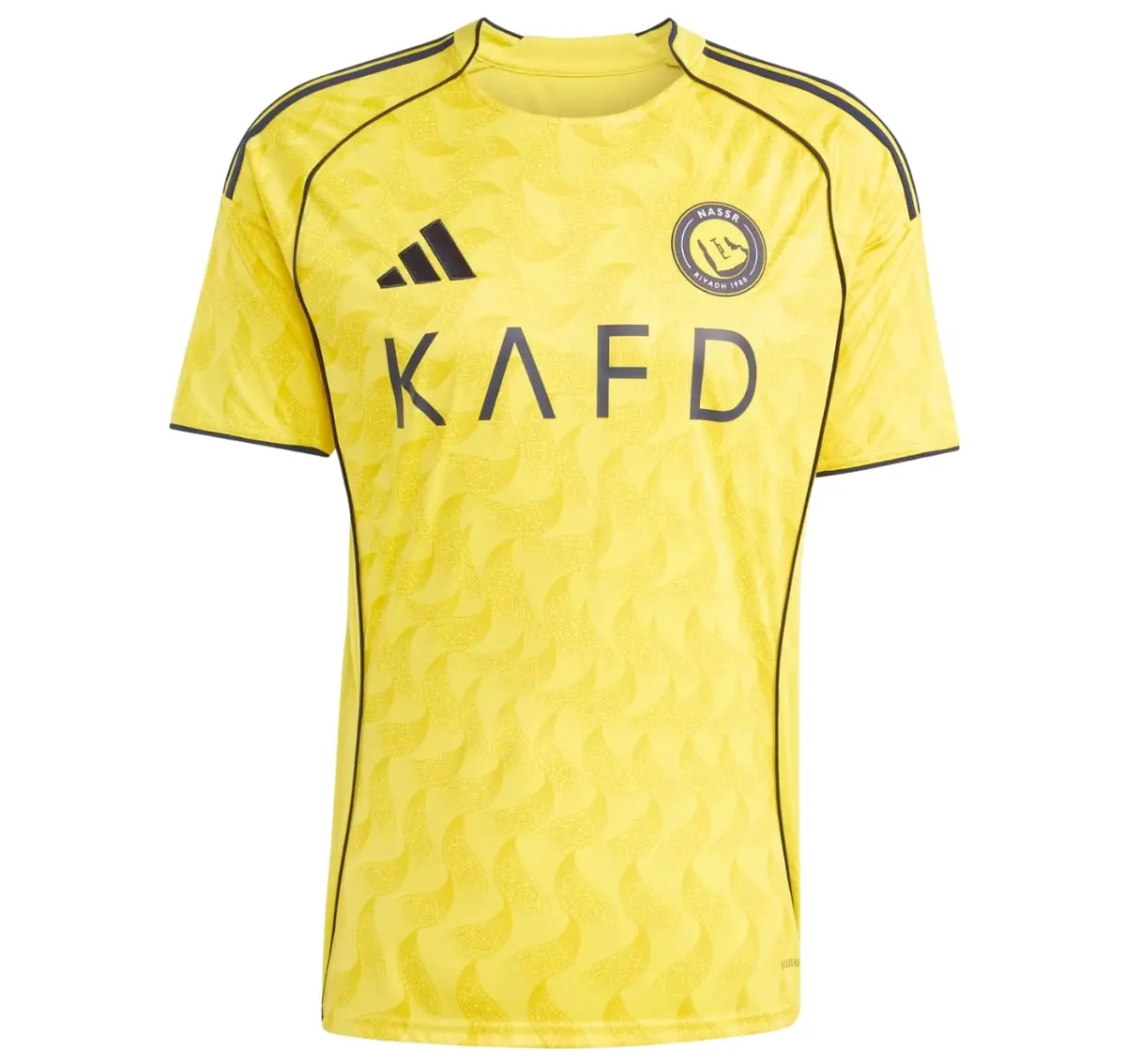 Áo Adidas Al Nassr FC 25/26 Home Ronaldo Jersey 'Yellow' JN7982