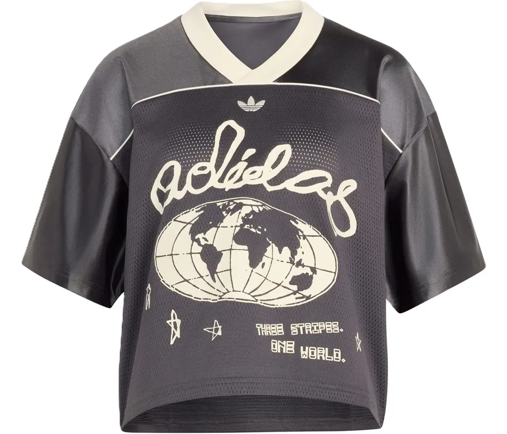 Áo Adidas Originals Crop Football Jersey ‘Utility Black’ KU9201
