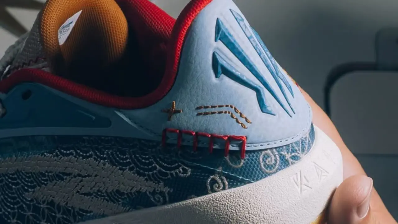 Hinh anh 6: Sneaker Politics x ANTA Kai 3 Patchwork voi thiet ke da chat lieu va mau sac, ra mat tai Dallas.