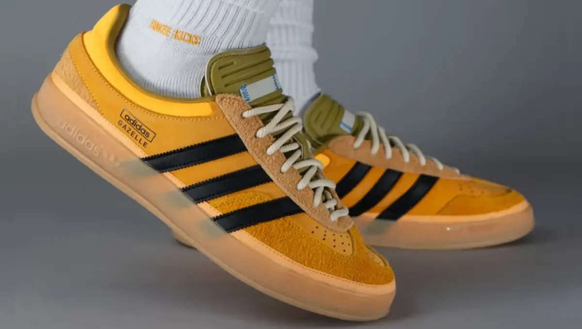 adidas Gazelle Indoor “Solar Gold” của Bad Bunny sắp ra mắt