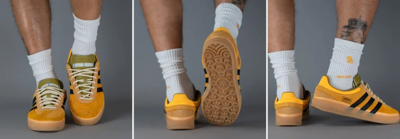 adidas Gazelle Indoor “Solar Gold” của Bad Bunny sắp ra mắt
