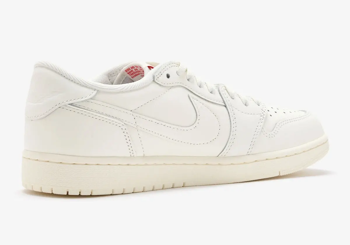 Air Jordan 1 Low OG “Sail” trở lại với phiên bản low-top vào 2026