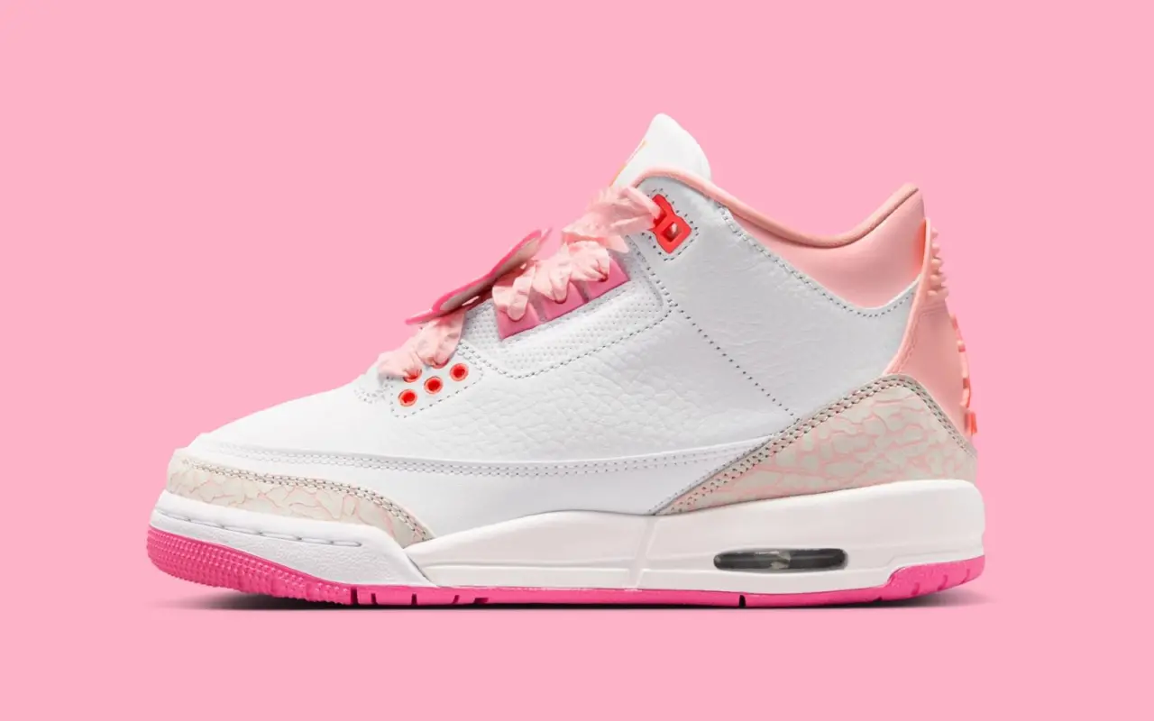 Air Jordan 3 “Spring Flowers” – phối màu floral cho trẻ em