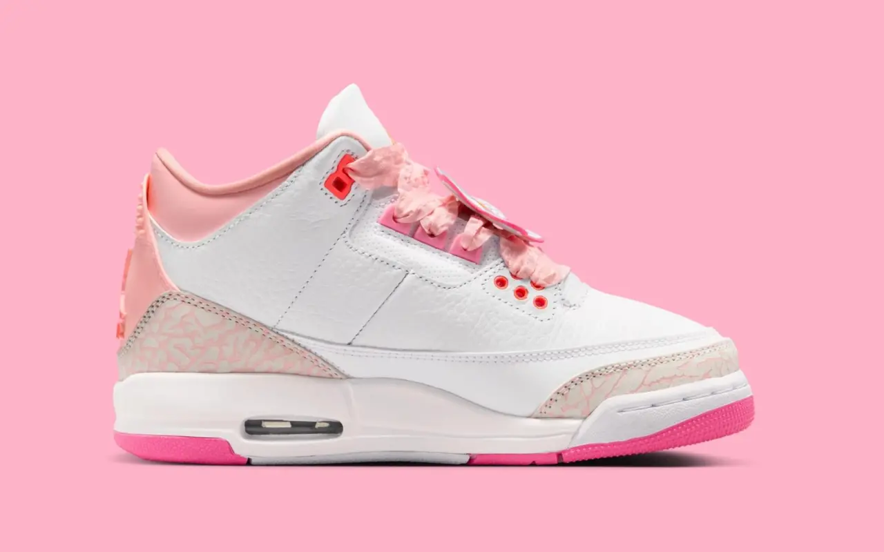 Air Jordan 3 “Spring Flowers” – phối màu floral cho trẻ em
