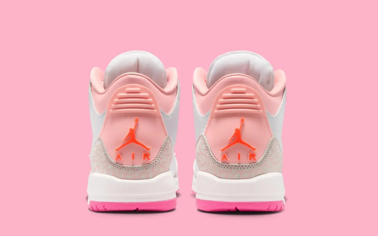 Air Jordan 3 “Spring Flowers” – phối màu floral cho trẻ em