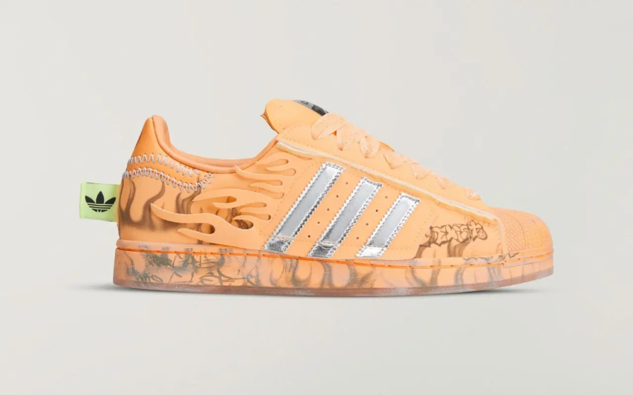 HELLSTAR x adidas Superstar “Hazy Orange” chính thức ra mắt
