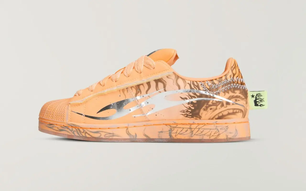 HELLSTAR x adidas Superstar “Hazy Orange” chính thức ra mắt
