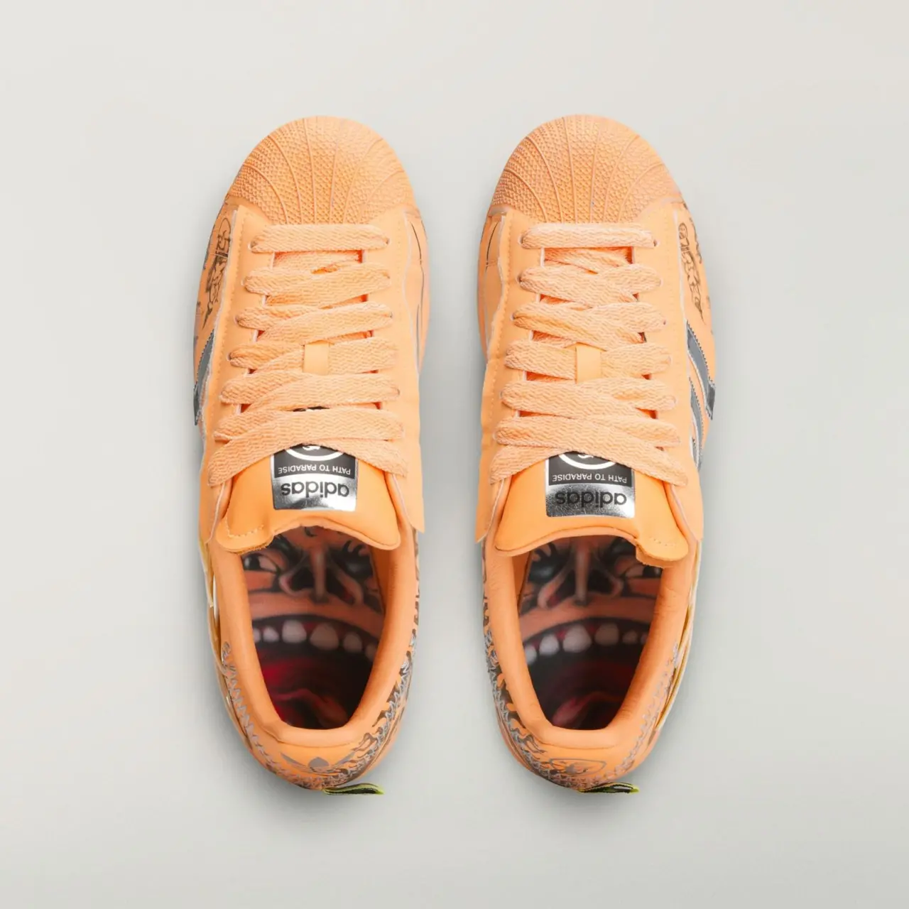 HELLSTAR x adidas Superstar “Hazy Orange” chính thức ra mắt