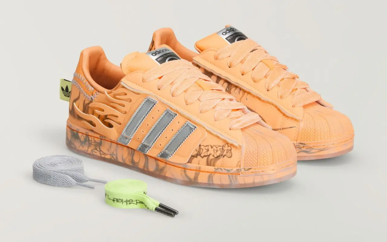 HELLSTAR x adidas Superstar “Hazy Orange” chính thức ra mắt