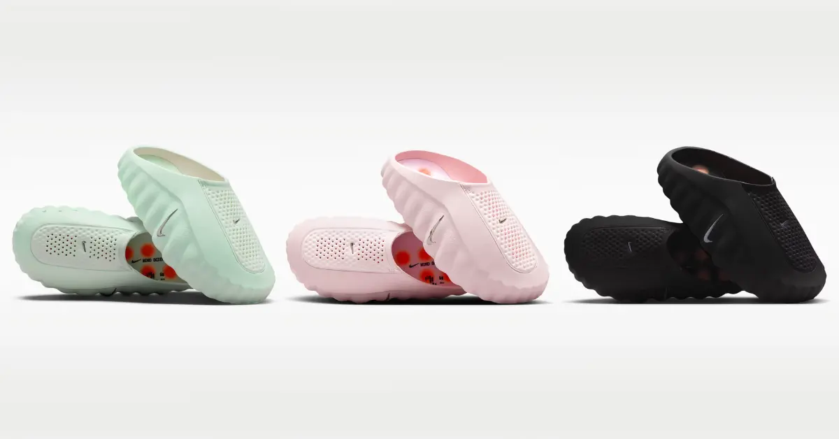 Nike Mind 001 sắp ra mắt 3 phối màu mới: Barely Green, Pearl Pink và Black