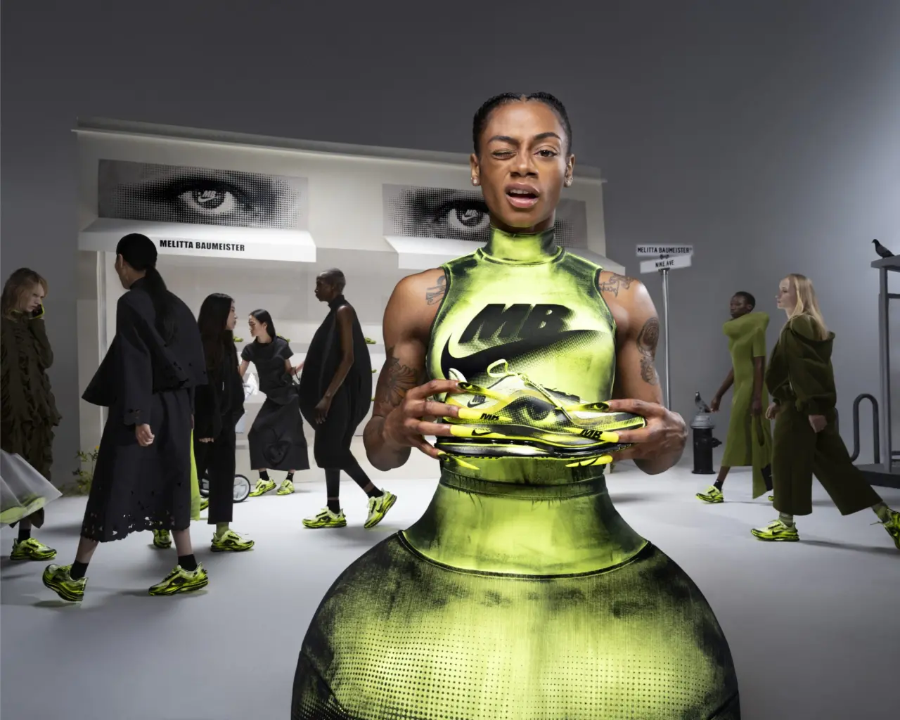Nike Vomero Premium và Pegasus Premium: Melitta Baumeister mang đến góc nhìn phá cách mới
