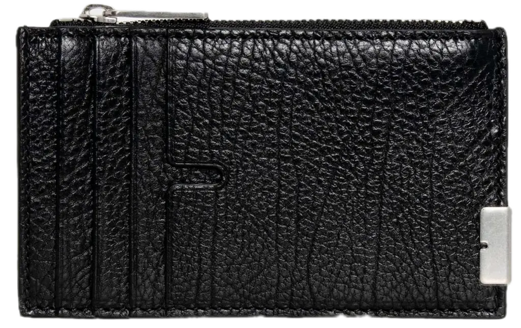 Ví Burberry Leather Zip Card Case 'Black' 80825781