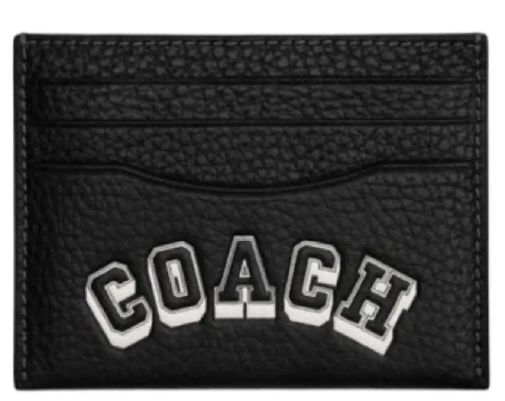 Ví Coach Signature Slim Card Case 'Black' CAK21-L77