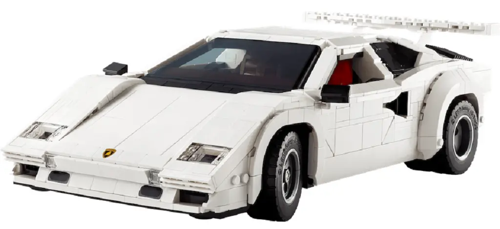 Mô Hình Lego Lamborghini Countach 5000 Quattrovalvole 'White' 10337