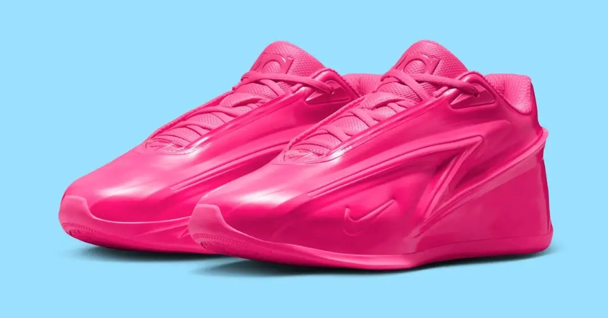 Giày bóng rổ Nike KD 19 "Bubble Gum Bounce" nổi bật với sắc hồng