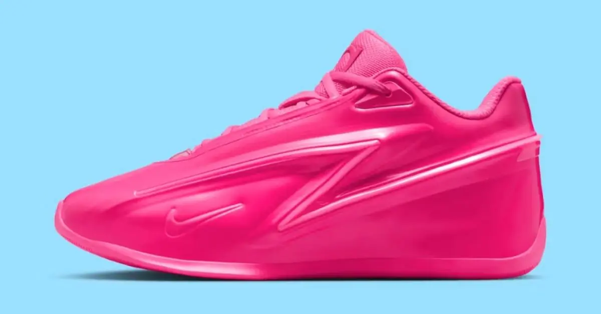 Giày bóng rổ Nike KD 19 "Bubble Gum Bounce" nổi bật với sắc hồng