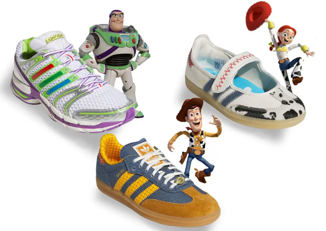 Bộ sưu tập hợp tác giữa Adidas và Toy Story 5 sẽ được mở bán độc quyền tại Foot Locker