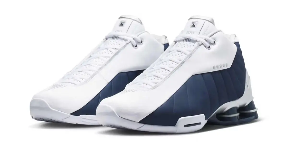 Nike Shox BB4 "Olympic" trở lại với phối màu huyền thoại của Vince Carter