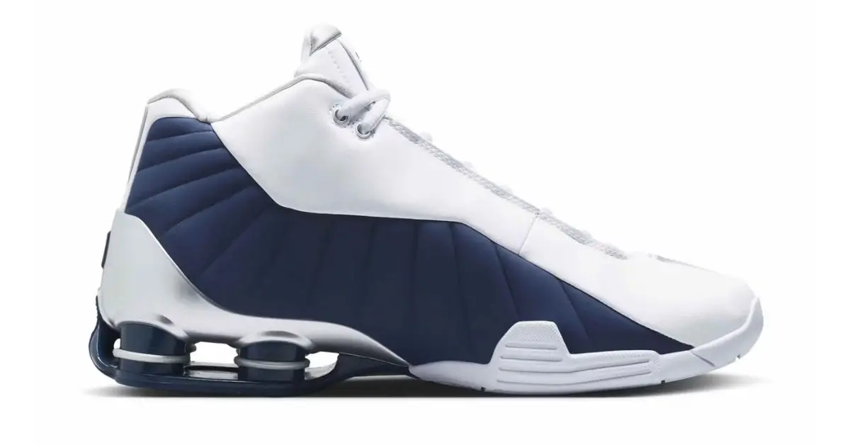 Nike Shox BB4 "Olympic" trở lại với phối màu huyền thoại của Vince Carter