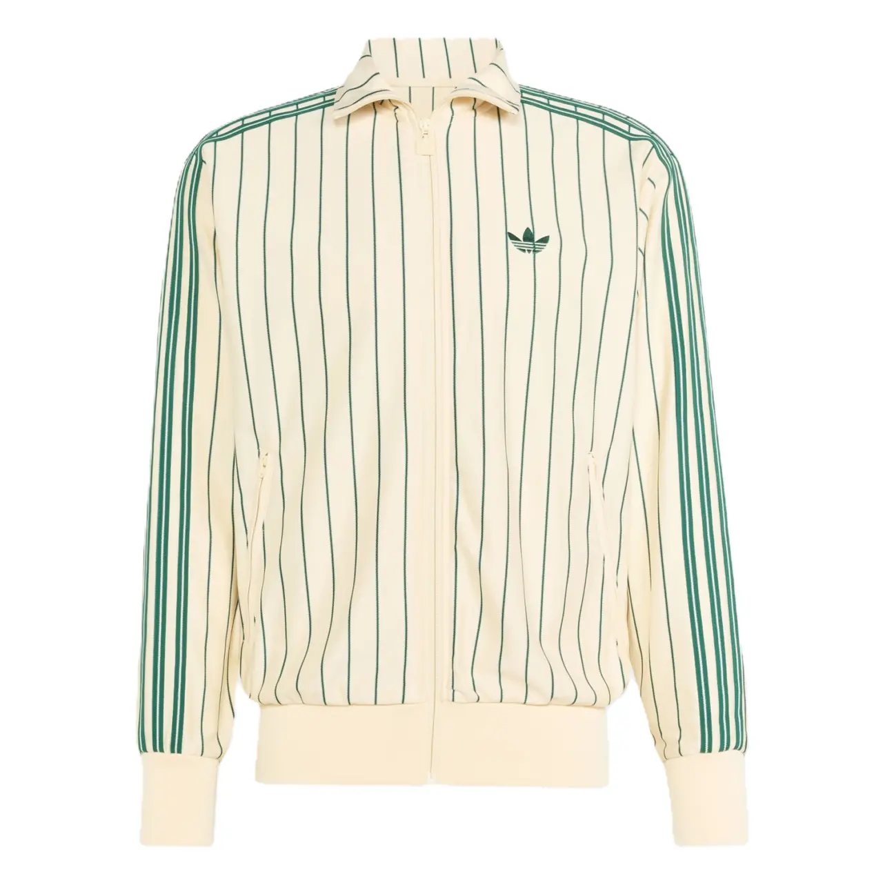 Áo Adidas Firebird Pinstriped Track Jacket 'Warm Vanilla' KT4299